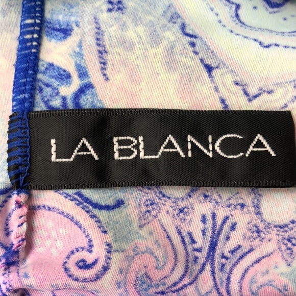 LaBlanca Paisley Multi Color Bathing Suit Top - Picture 6 of 6